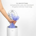 thumbnail image 3 of Steel Diaper Pail, Odor Locking, No Special Bag Required, Award-Winning, Registry Must-Have, White, 3 of 13