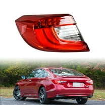 munirater Car Tail Light Rear Brake Light Left Side LED Replacement for 2018-2021 Honda Accord 33550TVAA01 FOOHTH40190 1A Tail Lights