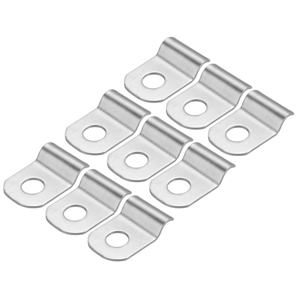 80 Piezas de Abrazadera para Tubo Ajuste para Acero Inoxidable 304 de 3mm/0.12 pulgadas para Fijación de Tubos