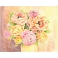 thumbnail image 3 of Babbitt, Gwendolyn 14x12 Black Modern Framed Museum Art Print Titled - Rose Bouquet, 3 of 5