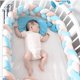 thumbnail image 1 of Parachoques de cuna seguro trenzado para bebé Almohada de felpa con nudo suave Protección y amp; Cojín decorativo largo para cama de guardería para bebés para niños pequeños oso de fresa Electrónica, 1 of 6