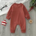 thumbnail image 4 of Vedolay Girls Clothes Baby Girl 2023 Autumn Print Long Sleeve Bodysuit Red,70, 4 of 5