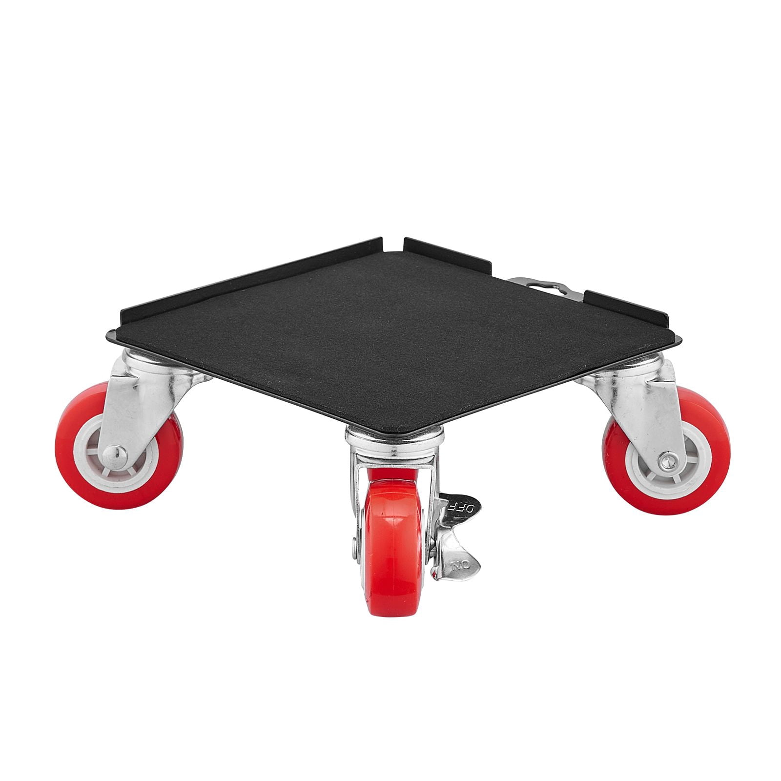 Furniture Cart, 3474 lbs Load Capacity, 5 360° Swivel Wheels, Carbon Steel Panel, Home Appliance Sofa Refrigerator Moving Cart with Slider Tool