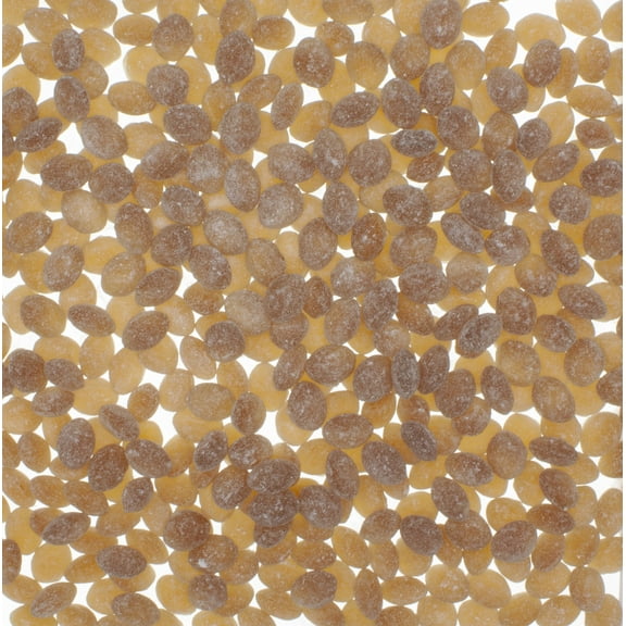 Claey's Sanded Ginger Drops 2 Pounds Nostalgic Hard Candy in a Resealable King of Sweets Bag