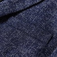 thumbnail image 5 of Previn Men's Blazer Fitted Suit Jacket Long Sleeve Casual Blazer Jacket Fashion Office Thermal Button Pocket Navy Medium, 5 of 5