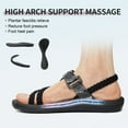 thumbnail image 3 of MEGNYA Hiking Sandals for Women, Comfortable Walking Flip Flop Sandals with Arch Support, Athletic Sandals with Hook and Loop Straps for Beach Vacation Adventure, 3 of 8