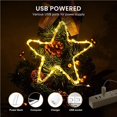 thumbnail image 4 of Bearachild Luces de hadas navideñas USB Cambio de color Luz de cadena de alambre de cobre con control remoto 11 modos de iluminación Luces de hadas Iluminación y accesorios bicolor 200LED Bearachild HA042457-02, 4 of 6