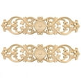 thumbnail image 1 of CalcomaníAs Talladas en Madera de 40Cm X 10Cm, Flor de Esquina Tallada, DecoracióN del Hogar, Armario, Puerta, Cama, , Aplique de Madera, 1 of 5