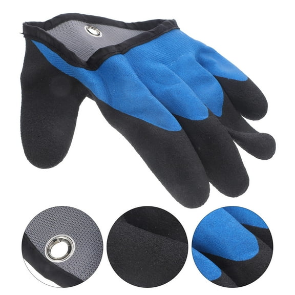 ADDHAT 1Pack Neoprene Fishing Gloves for Men with Anti Slip and Hand Protection 7.07X4.72X0.08in