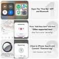 thumbnail image 3 of Smart Air Tracker Tags, Bluetooth Tracker 4-Pack, Item Locator Works with Apple Find My (iOS Only), Tracker for Keys, Wallet, Luggage and Bags, Replaceable Battery, Key Ring & Lanyard Included, 3 of 9