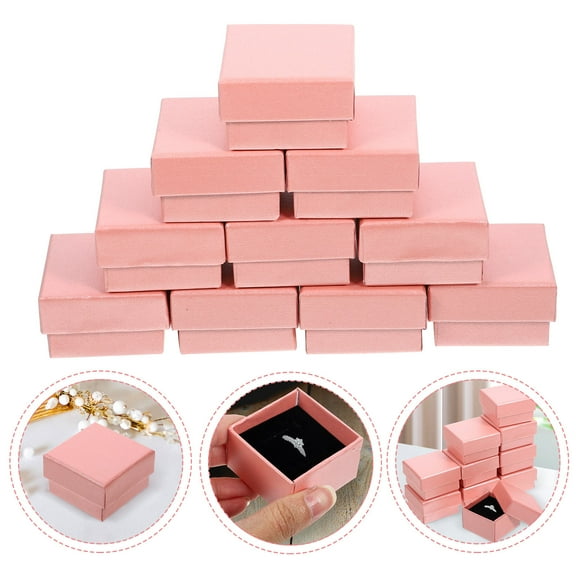 FOMIYES 10pcs Jewelry Gift Boxes  Earrings Necklace Packaging Box Small Jewelry Cases for Vanity Jewelry Store