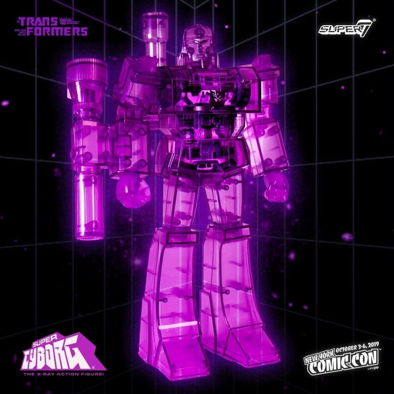 Transformers Megatron X-Ray Purple Figure Super Cyborg