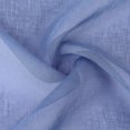 thumbnail image 5 of Acekid 2 Pcs Sheer Tier Curtains Linen Textured Semi Sheer Drapes Kitchen Café Rod Pocket Voile Curtain, Blue, 5 of 7