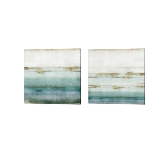 Cerulean Haze by Isabelle Z Canvas Art Set of 2 14 inch X 14 inch Each