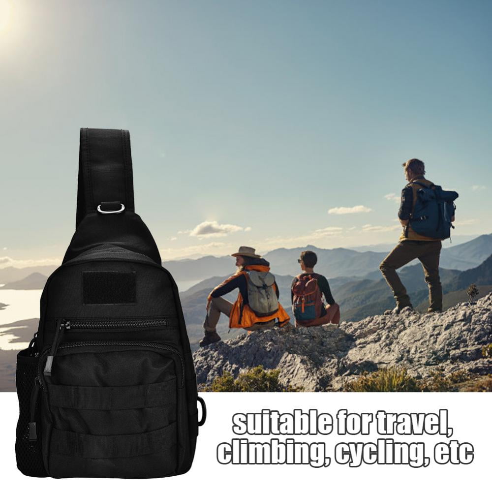 Durable Black Men Military Chest Bag Pack for Travel Hiking Cycling Outdoor Equipment , Hiking Chest Bag, Military Chest... by
