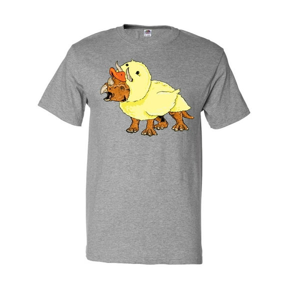 Inktastic Easter Duck Triceratops T-Shirt