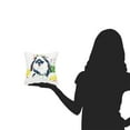 thumbnail image 5 of Easter Bunny & Ducks HD Printed Cotton Blend Mini Accent Pillow 10" x 10", 5 of 6