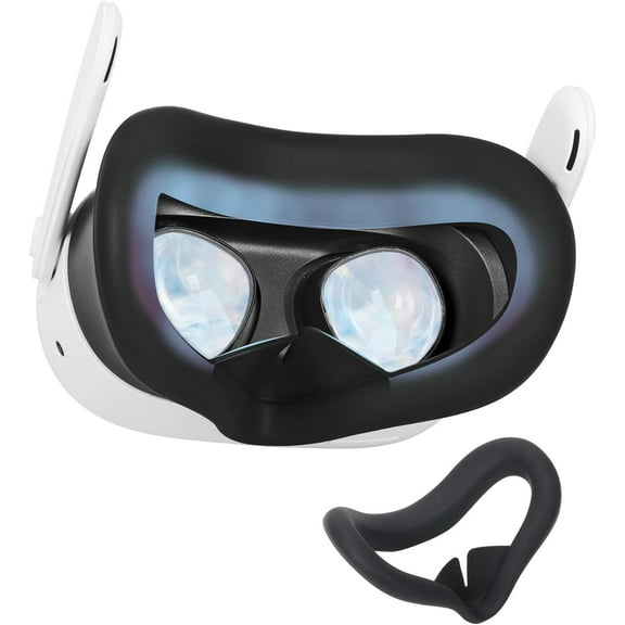 Silicone Face Mask for Meta Quest 3s, Sweat-Proof and Light-Proof Silicone Cover, Comfortable Experience, Enjoy Immersive Virtual Reality