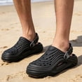 thumbnail image 7 of CHICVOMEY Mules for Men Lightweight Non Slip on Quick Dry Closed Toe Breathable Water Shoes Driving Beach Outdoor Sports Summer, 7 of 7