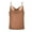 Khaki-L, variant on Women Plain Color Cami Top Spaghetti Strap Sleeveless Camisole Cowl Neck Backless Loose Sling Vest