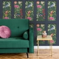 thumbnail image 2 of Fine Decor Silas Dark Blue Tropical Panel Wallpaper, 2 of 5