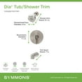 thumbnail image 3 of Symmons S3592BBBZ15TRM Dia Hydromersion Tub And Shower Trim Package - Bronze, 3 of 7