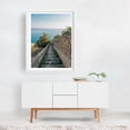 thumbnail image 2 of Stairs in Maiori - Maiori Campania Italy Photography Coastal Seascape Ocean Nature Landscape Mediterranean White Framed Wall Art Print 16 x 20 inches, 2 of 3