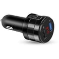 thumbnail image 3 of USB C Bluetooth Car FM Transmitter with Bluetooth 5.0, Bluetooth Car Adapter Support Hands-Free Calling, Siri Google Assistant, USB Flash Drive, 3 of 3