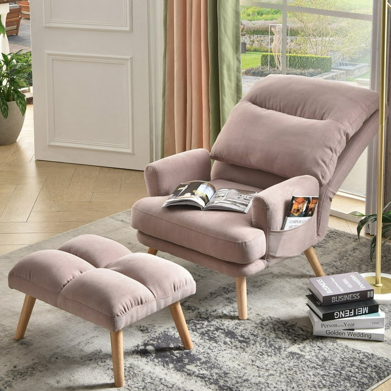 Melo Adjustable Lounge Chair and Ottoman