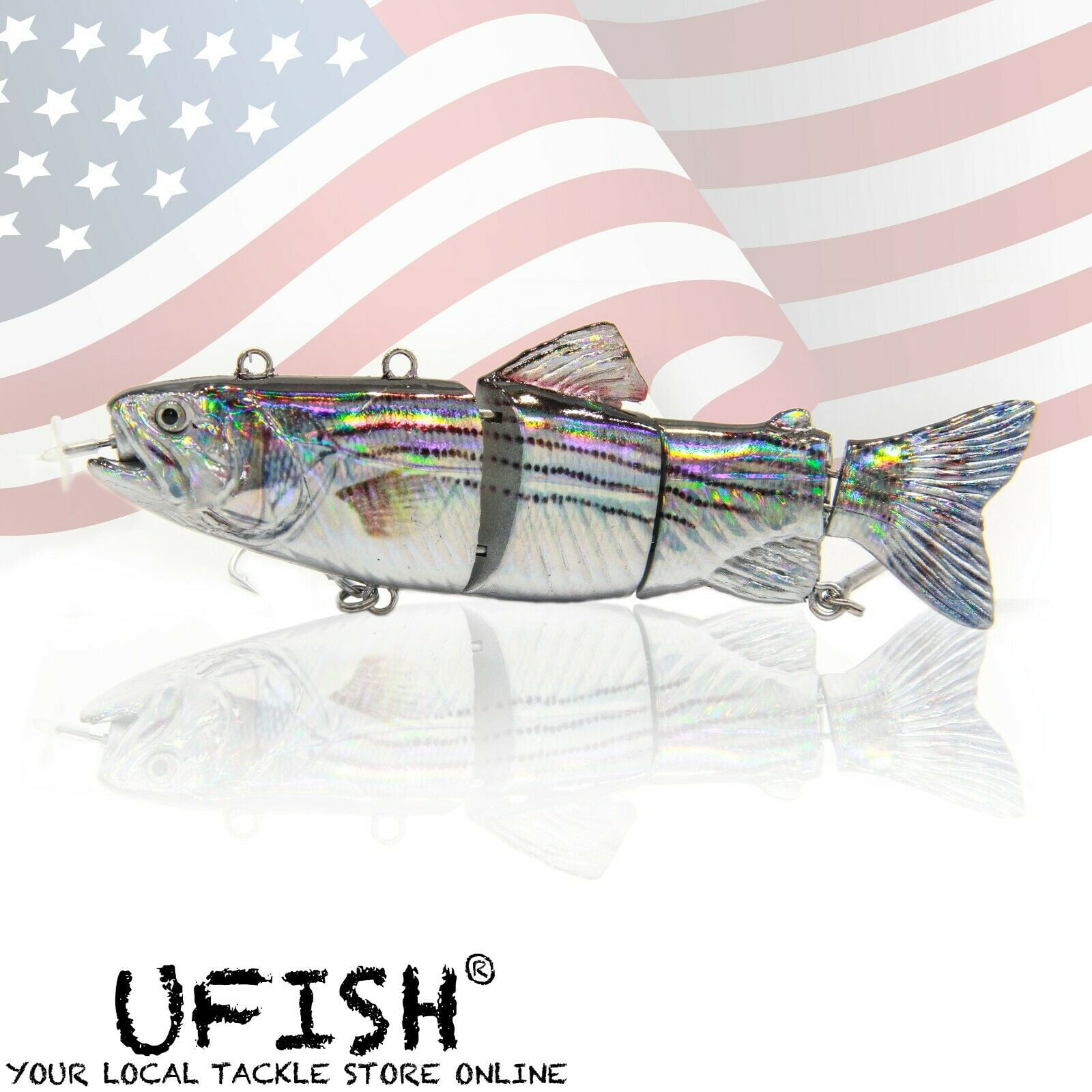 UFISH Northern Pike Lures Muskie Robotic Electronic Fishing Lure for Bass Musky