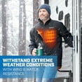 thumbnail image 2 of HART 20-Volt Men's Heated Medium-Duty Jacket Kit With Battery, Black, M-XL, 2 of 9