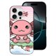 thumbnail image 2 of Funda de TPU Kawaii Axolotl para iPhone 16 Pro: ultrafina, a prueba de golpes, antiamarilleo, resistente a arañazos, compatible con carga inalámbrica, agarre mejorado, estilo negro., 2 of 7