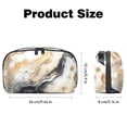 thumbnail image 5 of Marble Charger Case USB Organizer Wire Cord Travel Organizer Cord Case, Oxford Cloth Waterproof Electronics Digital Storage Bag, 5.9x9.44x3.14 in., 5 of 6