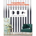 thumbnail image 2 of Modern Geometric Black White Waterproof Peel and Stick Wallpaper 17.7 x 590.5 Inch Self Adhesive Vinyl Roll Easy to Clean for Bedroom Kitchen Bathroom Office, 2 of 5