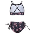 thumbnail image 2 of SILVERCELL Girls 2 Piece Bikini Swimsuit Swimwear Summer Beach Sport Bathing Suits for 7-14 Years Old Kids, 2 of 8