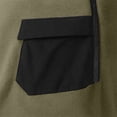 thumbnail image 5 of Hurxie Men's Fleece Jacket Full Zip Sherpa Lined Thick Warm Winter Outdoor Hiking Jacket Army Green,M, 5 of 6