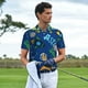 thumbnail image 3 of Balery Dinosaur In Space Camisa Polo de Hombre con Estampado, de Manga Corta y Tejido Medio, Camisa Tipo Golf Polo-3X-Large, 3 of 6