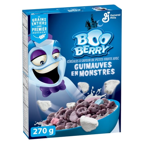 General Mills Boo Berry Flavoured Cereal with Monster Marshmallows, 270 Grams