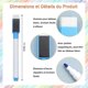 thumbnail image 4 of 24pcs Felt-tip Erasable Whiteboard, Magnetic Erasable Pen, Whiteboard Pens for Home, School or Office, 4 of 5