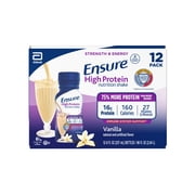 Ensure High Protein Nutrition Shake, Vanilla, 8 fl oz, 12 Count