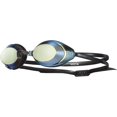 thumbnail image 1 of Gafas de natación TYR Vecta Racing para adultos, antivaho, UVA/UVB, doradas y negras, 1 of 2