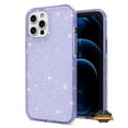 thumbnail image 2 of For Apple iPhone 13 Pro Max (6.7") Glitter Sparkle Bling Shiny Thin Slim Hybrid Rubber Silicone Soft TPU Gel Protective Phone Case Cover by Xpression [Purple], 2 of 8