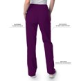 thumbnail image 3 of Landau ProFlex Tailored Fit Comfort Stretch 4-Pocket Scrub Pants for Women 2043, 3 of 4