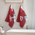 thumbnail image 3 of Coolnut 2-Piece Towels Set - Cotton Hand Towels 28.3 x 14.4 Inches Ultra Soft and Absorbent Towels for Face, Kitchen, Bath, Hotel, Gym, Merry Christmas, 3 of 6