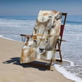 thumbnail image 4 of PHYHOO  The Mothers and Babies Deer Watercolor Beach Towels Quick-Dry &amp; Super Absorbent Microfiber Sand Free Happy Mother’s Day Mom Birthday Gift Microfiber Beach Towels for Travel 30x60in, 4 of 8