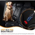 thumbnail image 4 of SHIQI-5.2-6 Ft Reflective Strong Bungee Dog Leash Retractable Shock Absorbing Dog Leash Quick Release Leads Rope with Car Seatbelt Buckle and Double Padded Handle for Medium Large Dogs, 4 of 4