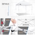 thumbnail image 4 of EAGLE PEAK 10' x 10' Heavy Duty Commercial Canopy Tent Pop Up Industrial Instant Canopy Shelter(White), 4 of 8