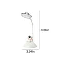 thumbnail image 3 of Tuphregyow Astronaut Desk Lamp for Kids, Led Projection Night Light With Usb Charging Port And Pen Holder, Eye-Care Reading Small Desk Lamps,Starry Sky Function for Boys,Girls,Students,Dorm Room, 3 of 9