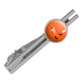 thumbnail image 1 of Stylish Red Foxy Fox Round Tie Bar Clip Clasp Tack Silver Color Plated, 1 of 5