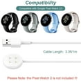 thumbnail image 7 of Charger for Google Pixel Watch 2/3, Magnetic Charging Cable Cord for Pixel Watch 2/3 Smartwatch (1, White), 7 of 7